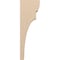 Ekena Millwork 5"W x 10"D x 30"H Thin Yorktown Rough Cedar Woodgrain TimberThane Corbel, Primed Tan CORUR05X10X30YORRCPR - alternate 5